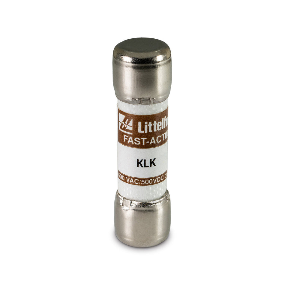 Littelfuse KLK 0.75A Midget Fuses, Fast Acting, 600Vac/500Vdc, KLK.750