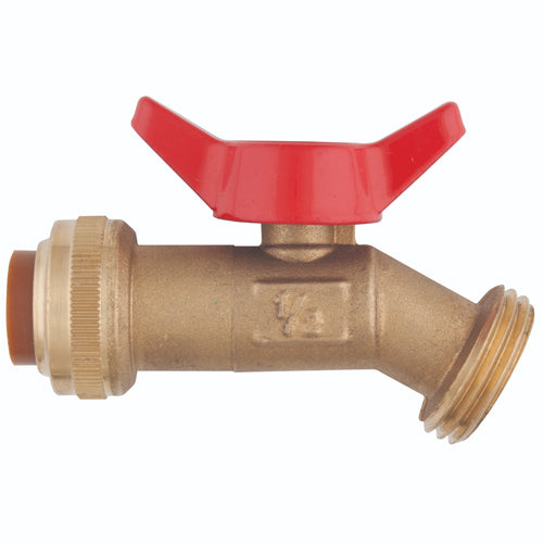Alltemp 02-07574L, 1/4 Turn Sediment Ball Valves, FPT to Push-Fit 1/2'' Quick Connect
