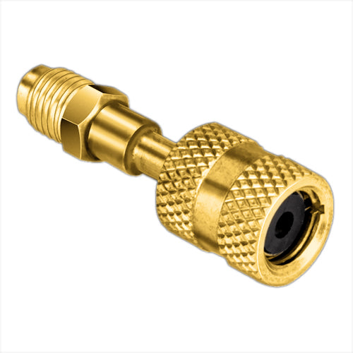 Alltemp 02-13445-134, R134A Automotive Quick Coupler Adapter, 1/2'' ACME QC x 1/4'' M Flare