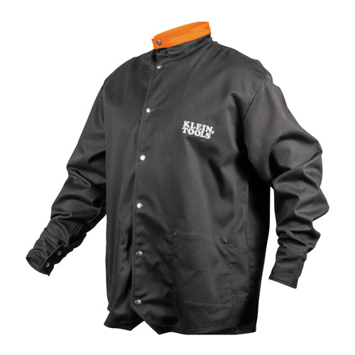 Klein Tools 03078, Flame-Resistant Welding Jacket, Large