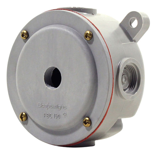 IPEX 077251, Sceptalight PVC Threaded Round Junction Box, LFB150T, Com ...