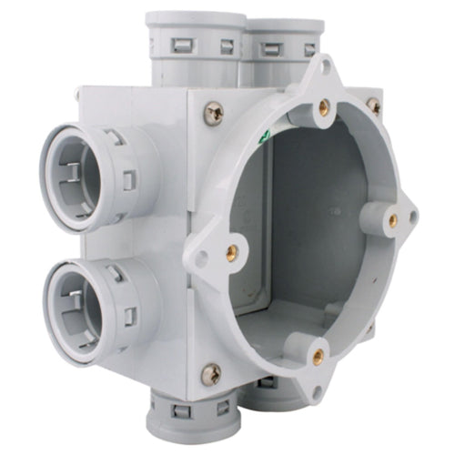 Pvc Shallow Box IPEX 089482, Kwikon PVC Shallow Slab Box with Molded Connectors, SMBS ...