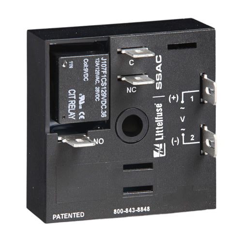 Littelfuse KRDM430, KRDM Series, 120VAC, On-Delay Time Delay Relay SPDT (1 Form C) 0.1 Sec ~ 10 Sec Delay 10A @ 125VAC Chassis Mount