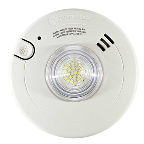 BRK 1038871, 120V AC, 60Hz Combination Smoke & Carbon Monoxide Alarm with 10 Year Sealed Lithium Battery Backup