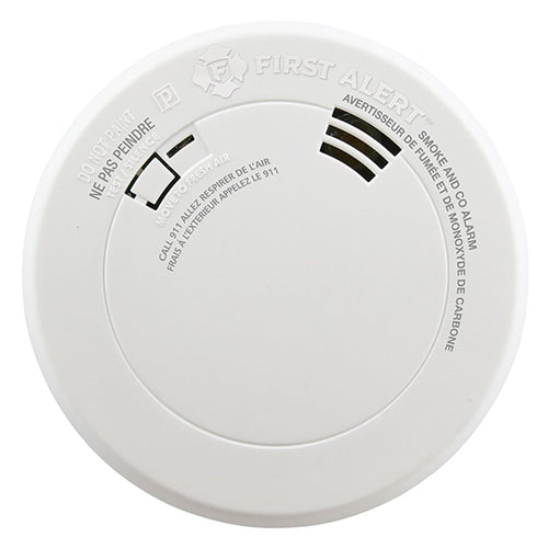 BRK 1039781, Battery Operated Photoelectric Smoke and Carbon Alarm with Voice