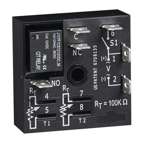 Littelfuse KRPD417M113MRXD, KRPD Series, 120VAC, Repeat Cycle Time Delay Relay SPDT (1 Form C) Fixed, 7 Min, 13 Min Delay 10A @ 125VAC Chassis Mount