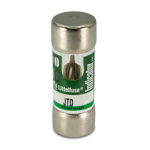 Littelfuse JTD_ID 1.8A Class J Fuse, Time Delay, With Indication, 600Vac/300Vdc, JTD01.8ID