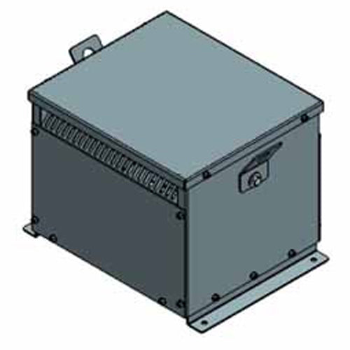 Electric Power 10K2Q8DBN1T0, 10KVA, General Purpose Transformer, 1 Phase, Primary 480V,  Secondary 120/240V, NEMA 1, Copper Windings,  Isolation