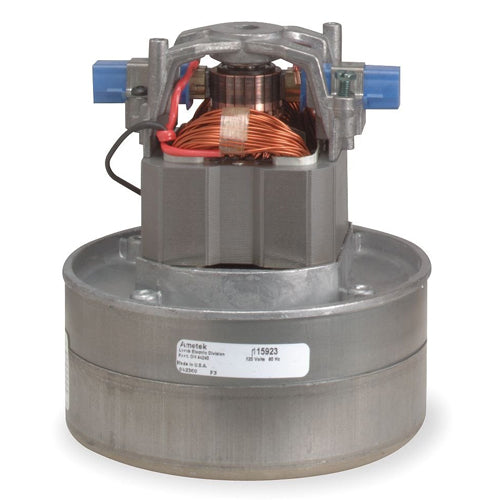 Rotom O5-115923, 5.7'' By-Pass Vacuum Motor, ''Lamb - Ametek'', Two Stage, 120 Volts, 9.7 Amps, Ball/Ball Bearing, Thru-Flow Discharge, High Efficiency Design