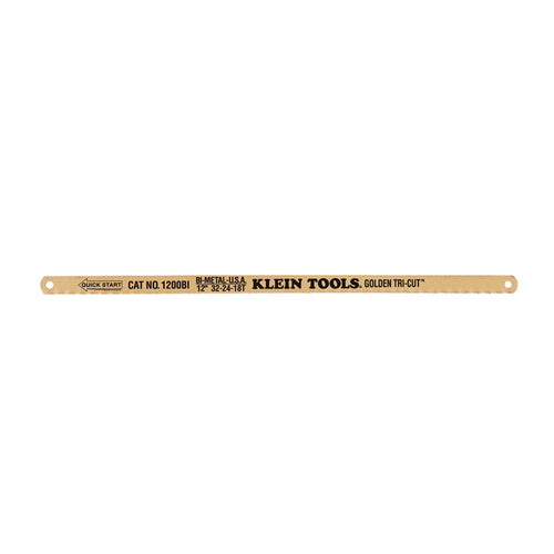 Klein Tools 1200BI, Golden Tri-Cut Blades, 100-Pack