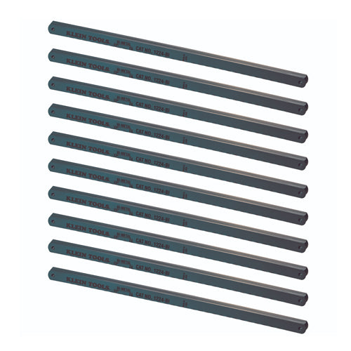 Klein Tools 1224BI, Bi-Metal Blades, 24 TPI, 12-Inch, 100-Pack