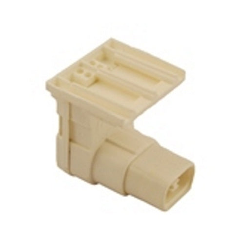 Leviton 13550-NW, New Design Thermoplastic Medium Fluorescent Lampholder for T8 and T12 Lamps, Recessed Double Contact, Pedestal Type with Plunger Ends, Quickwire Terminals, Horizontal Contacts, For 20 Gauge Panel Thickness, Non-Shunted