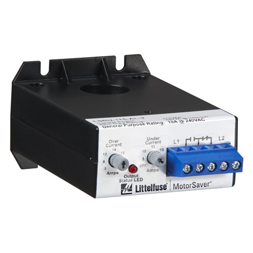 LittelfuseL LSRU-115-OU-3, LSRU Series, Load sensor, Current Sensing AC 115VAC, Motor control logic with overcurrent and undercurrent trip