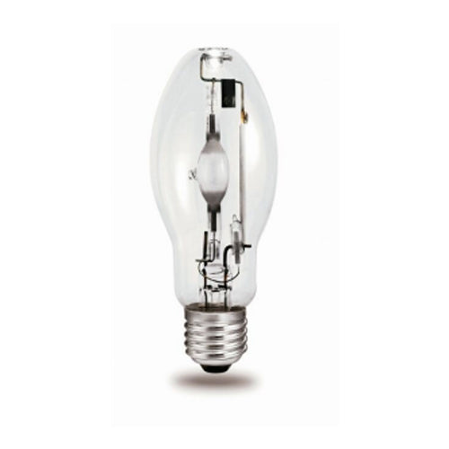 Philips Lighting 137513, MH 100W/640 E26 CL 1SL/24, Pulse Start Metal Halide Standard Lamp, E26 Base, 100W, 4000K Cool White, 65 CRI, 8500 Lumens, Clear