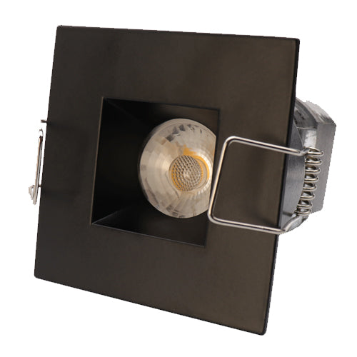 Lotus LED-1-S6W-30K-T1-12WD-S-BK, 2" Mini Recessed LED, 24VAC/DC, 6W, 3000K Warm White, 480 Lumens, CRI 90+, 1/4" Trim