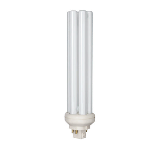 Philips Lighting 146324, PL-T 57W/835/A/4P, PL-T Triple 4-Pin Compact Fluorescent Lamp, GX24Q-5 Base, 51W, 3500K Neutral White, 4300 Lumens, 82 CRI, 10 Packs