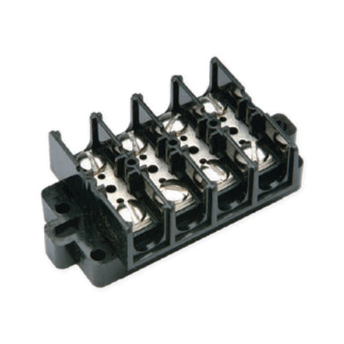 Techspan 151612SC, 15-1612SC, Noryl® Commercial Grade Terminal Block, 12 Wires Per Side, Shorting Strips