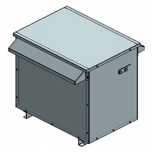 Electric Power 150J3SC6N3T1, 150KVA, General Purpose Isolation Transformer, 3 Phase, Primary 208D, Secondary 600Y/347V, Copper, NEMA 3R Enclosure