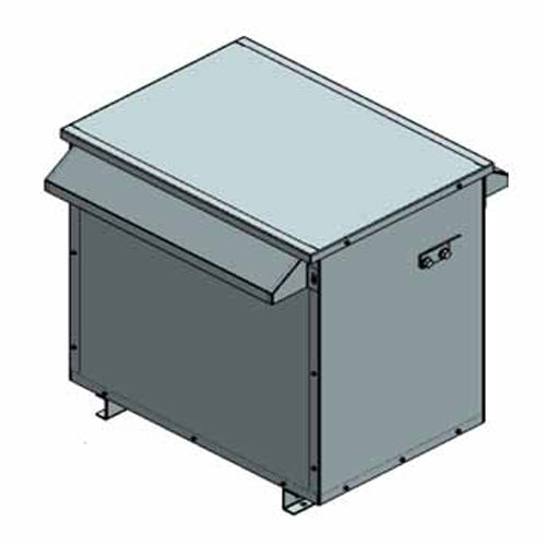 Electric Power 150L7Q5C6N3T1, Transformer 150KVA, Commercial Isolation Type, 3 Phase, Primary 480Y/277V,  Secondary 600D, Copper, Type 3R Enclosure ﻿
