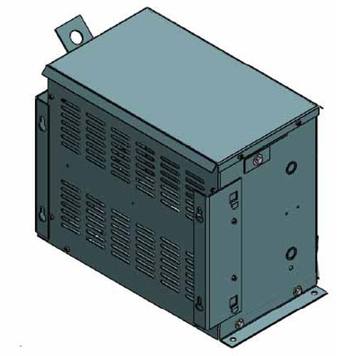 Electric Power 15K5R4C1, 15KVA, General Purpose Isolation Type,  3 Phase, Primary 600D Delta, Secondary 208Y/120, Copper