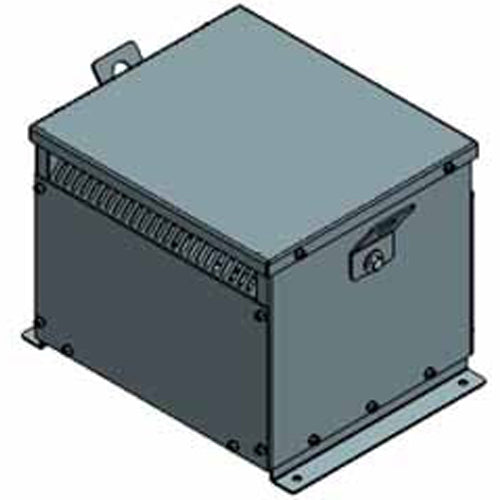 Electric Power 15M4R4ABN1T0, 15KVA, 3 Phase, Primary 240V, Secondary 208V, NEMA 1 Enclosure, Copper Winding, Auto Type Transformer
