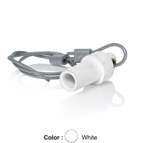 Leviton 15P21-UW, 15 Series Cam-Type Male Protective Cap, Taper Nose, White