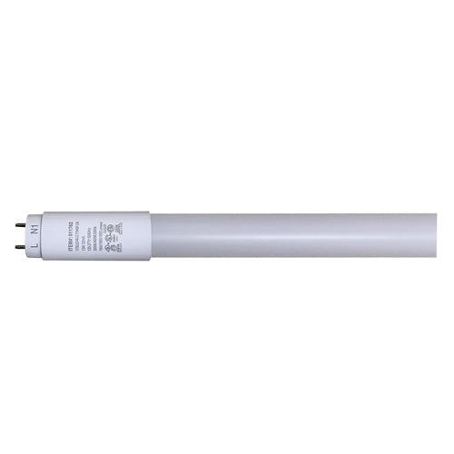 Satco S11762, 4' 13W T8 LED, 120-277V, Medium Bi-pin Base, 3500K/4000K/5000K, 1900/1950/1950 Lumens, Single or Double Ended Wiring, Glass with PET coating