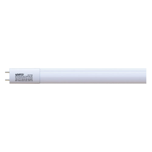 Satco S11764, 2' LED T8, 9W, 120-277V, 1150/1150/1250/1250/1250 Lumens, 5CCT Selectable, Medium Bi Pin Base