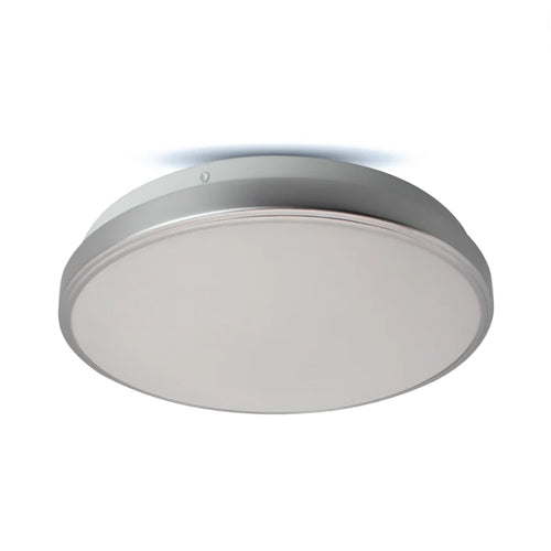 ORTECH 1701-12SN-5CCT, 12" LED Flush Mount, Designed with Opal PMMA Diffuser, 15W, 1000 Lumens, 2700/3000/3500/4000/5000K, 120V Triac Dimming, 80 CRI