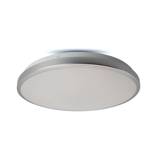 ORTECH 1702-14SN-5CCT, 14" LED Flush Mount, Designed with Opal PMMA Diffuser, 22W, 1600 Lumens, 2700/3000/3500/4000/5000K, 120V Triac Dimming, 80 CRI