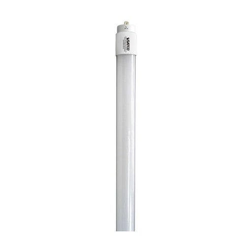 Satco S29917, 8' LED T8, 120-277V, 40W, 3500K Neutral White, 5300 Lumens, Single pin Base, Double Ended Wiring