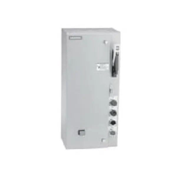 Siemens 17DUD92NF11M25, Size 1 Class 17 Heavy Duty Non-Reversing Standard Width NEMA Combination Starter With Fusible Disconnect, 110/120 VAC V Coil, 3 Poles, NEMA 3/3R/4/12 Enclosure