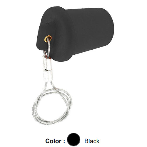 Leviton 17P21-E, Male Cap, For Use With All 17 and 23 Series Panel Mount Receptacles, Black