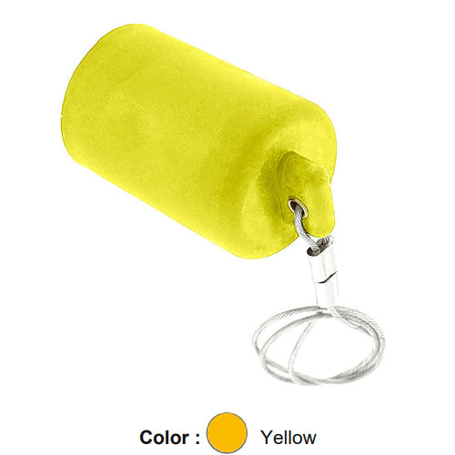 Leviton 17P22-Y, Female Cap, For Use With All 17 and 23 Series Panel Mount Receptacles, Yellow