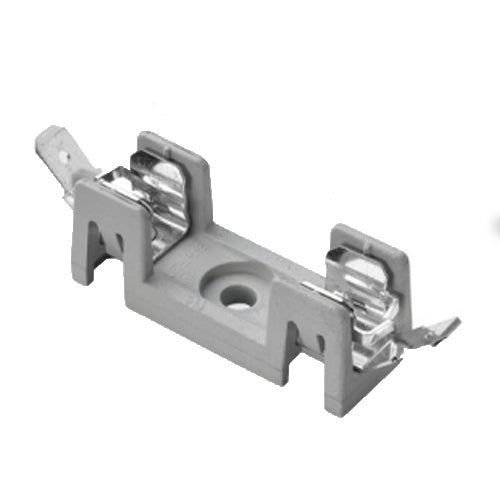 Littelfuse 354 Series 20A OMNI-BLOK Fuse Block for 3AG Fuse, NEMA Style 3/16” Quick Clip Terminals, 2 Poles, 600Vac/Vdc, 354602-GY