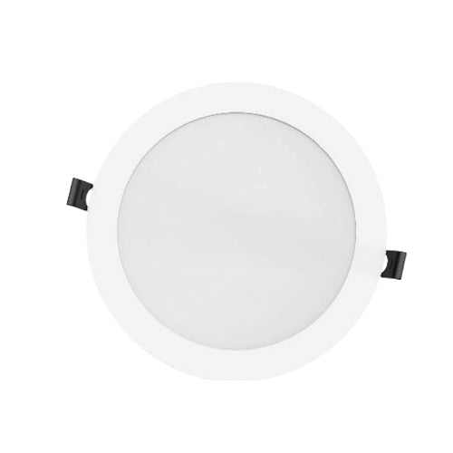 Votatec VO-RP8W18-120-D-5WAY/WH, 8″ Slim Round Panel LED Downlight,  5Way CCT Adjustable, 18W, 1700 Lumens, 2700/3000/3500/4000/5000K, 120V, Dimmable, White