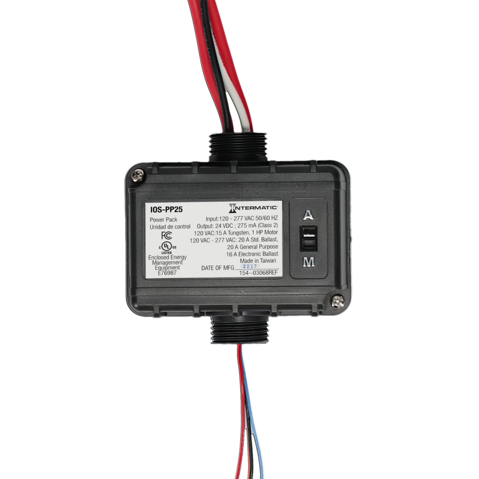 Intermatic IOS-PP25, Commercial Grade Low-Voltage Power Pack Auto/Manual