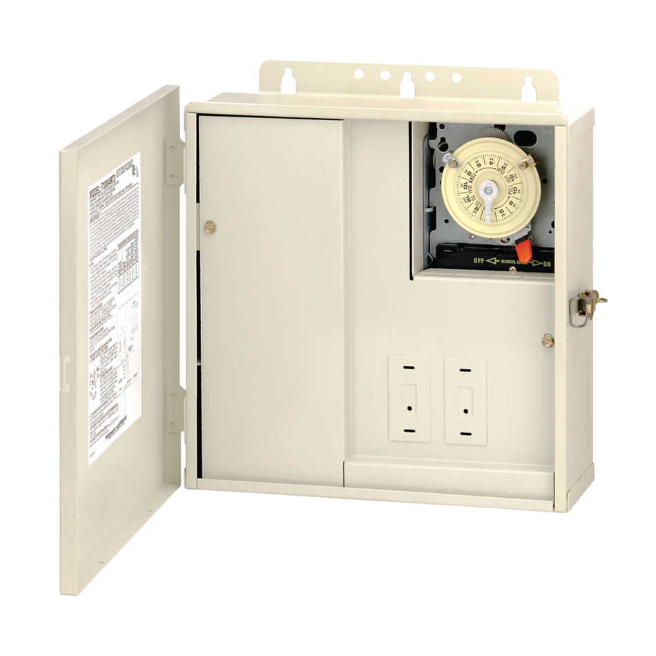 Intermatic T10004RT3, Control Panel with 300 W Transformer and T104M Mechanism