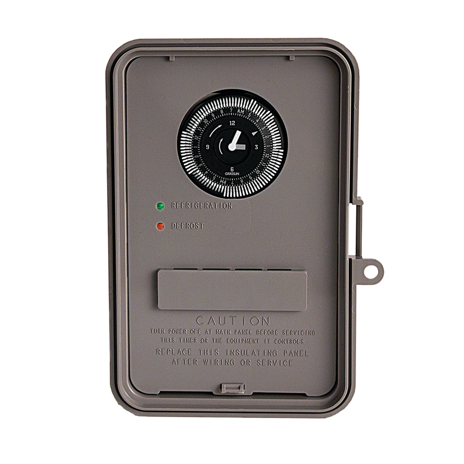 Intermatic DTAV40Q, 24-Hour and Auto Voltage Defrost Timer, NEMA 3R Outdoor Plastic Enclosure, 40 Amps, 120-240 Volt