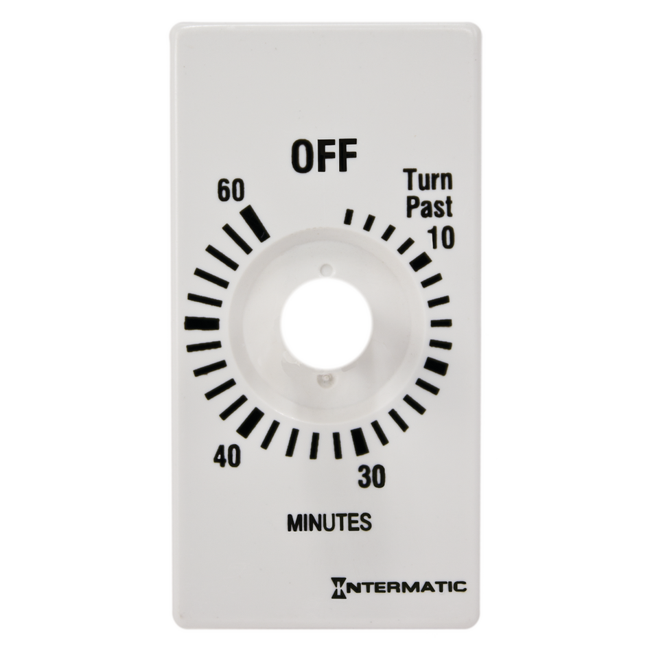 Intermatic FD60MPW, Plate for 60-Min without HOLD, White (FD460MW, FD60MWC)
