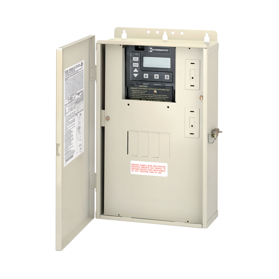 Intermatic PE25300, 60 A Load Center with P1353ME Mechanism, 120/240V