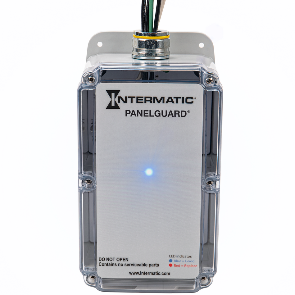 Intermatic L10F23Y2DG2, Surge Protective Device, 4-Mode, 277/480 VAC 3Ph Y, Type 2, EMI/RFI Filter, Audible Alarm, Form C Contact, Surge Current Rating 100kA