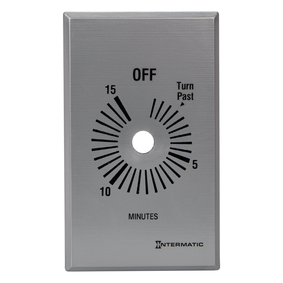 Intermatic FF15MP, Plate for 15-Min without HOLD, Silver (FF15MC, FF315M, FF415M)