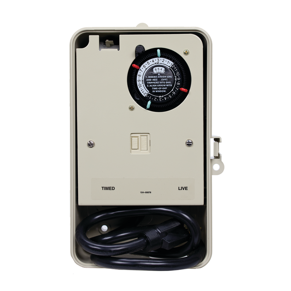 Intermatic P1261P, Two-Circuit Portable Outdoor Timer, 120V