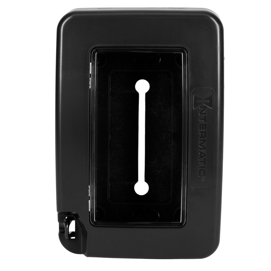 Intermatic WP6000BL, Low-Profile Plastic In-Use Weatherproof Cover, Single-Gang, Vrt/Hrz, Black
