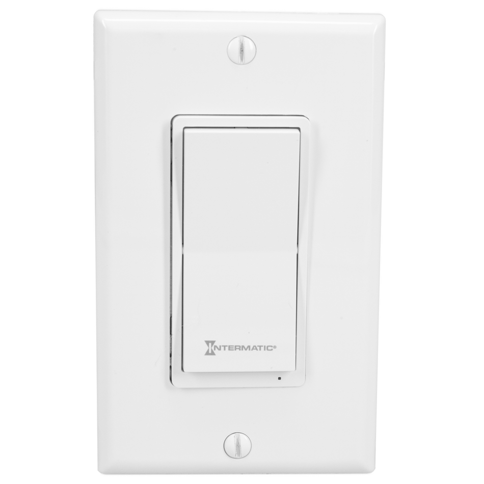 Intermatic SH-ABIWS1-WH, ABRA In-Wall Wi-Fi Smart Switch, Neutral required, 120-277V, White
