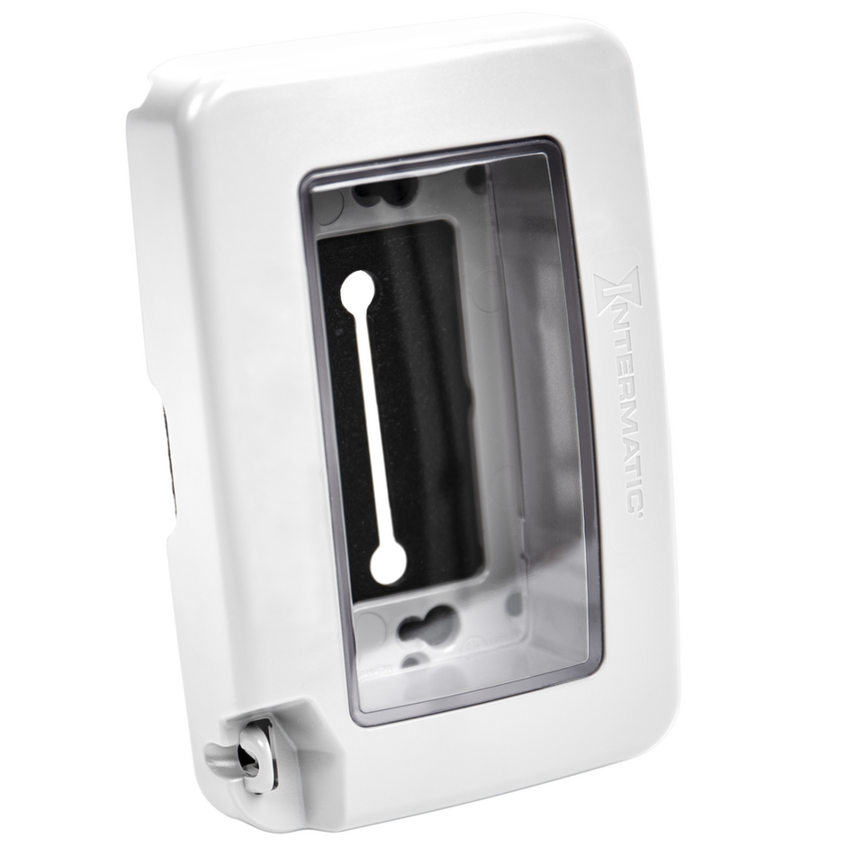Intermatic WP6000W, Low-Profile Plastic In-Use Weatherproof Cover, Single-Gang, Vrt/Hrz, White