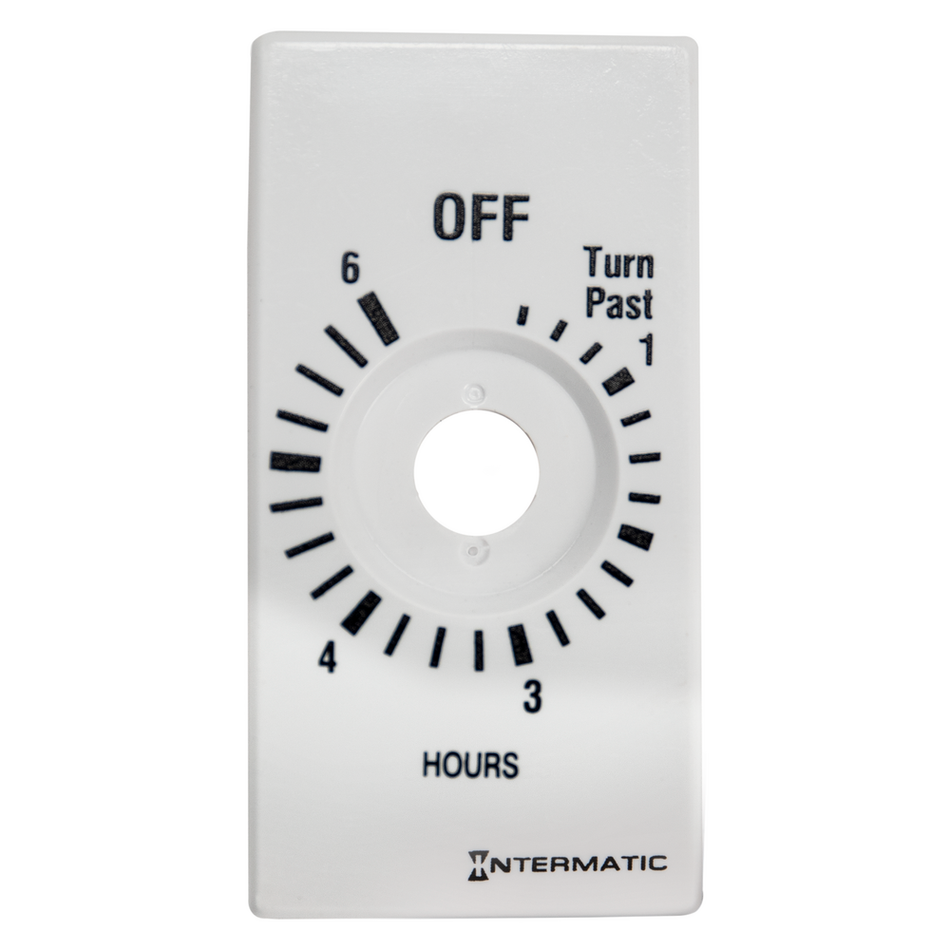 Intermatic 148FD5059, Plate for 6-Hr without HOLD, White (FD46HW, FD6HW)