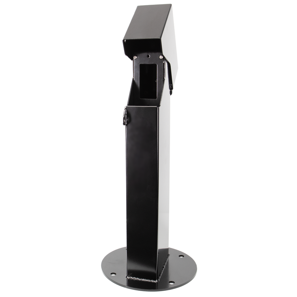 Intermatic OP2BK18, 2x4, 18" Single-Gang GFCI Mount Hinge Top Pedestal, Black