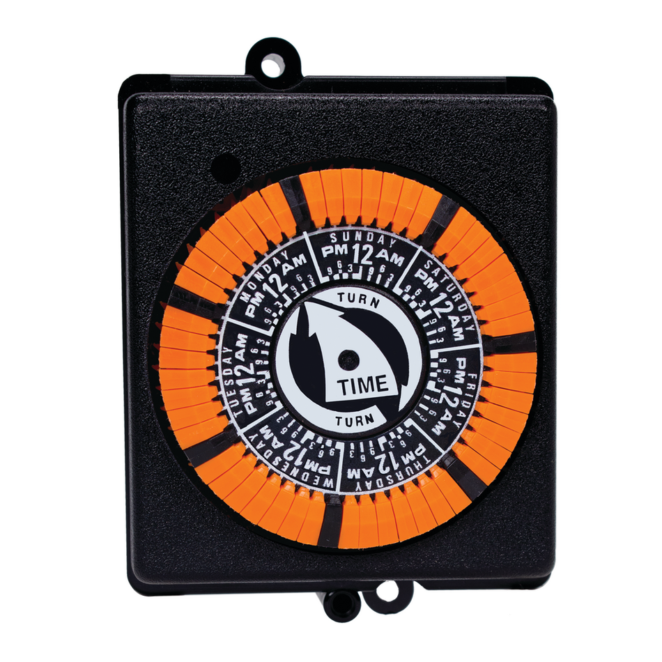Intermatic PB873MKZ, 7-Day 120V Mechanical Panel Mount Timer, 56 Trippers